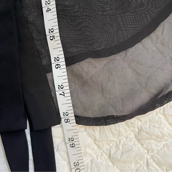 Harlow and Graham pleated sheer button up shirt - Picture 11 of 17